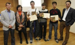 Acto de entrega de premios de la Olimpiada local de Física 2014